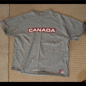 vintage grey ROOTS olympic t-shirt